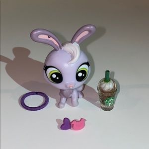 Lps Purple Bunny + 4 piece accessories